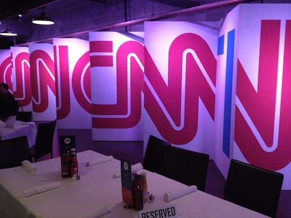Custom Signage at CNN Grill