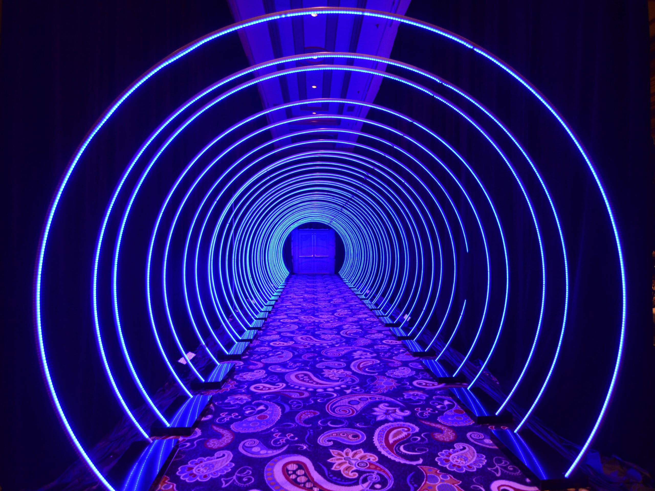 Custom Fabricated LED Tunnel