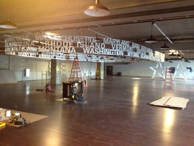 CNN Grill During Construction, Custom Signage