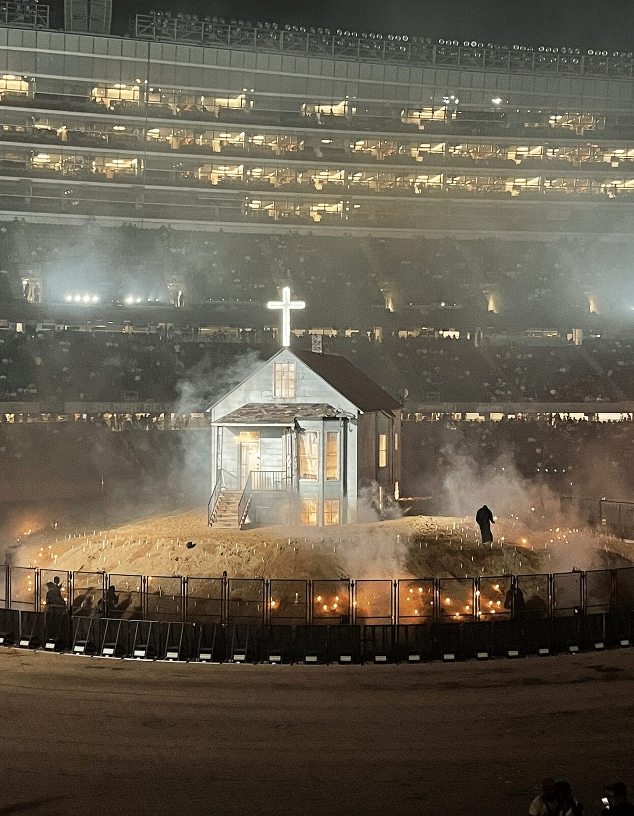 Kanye West soldier field