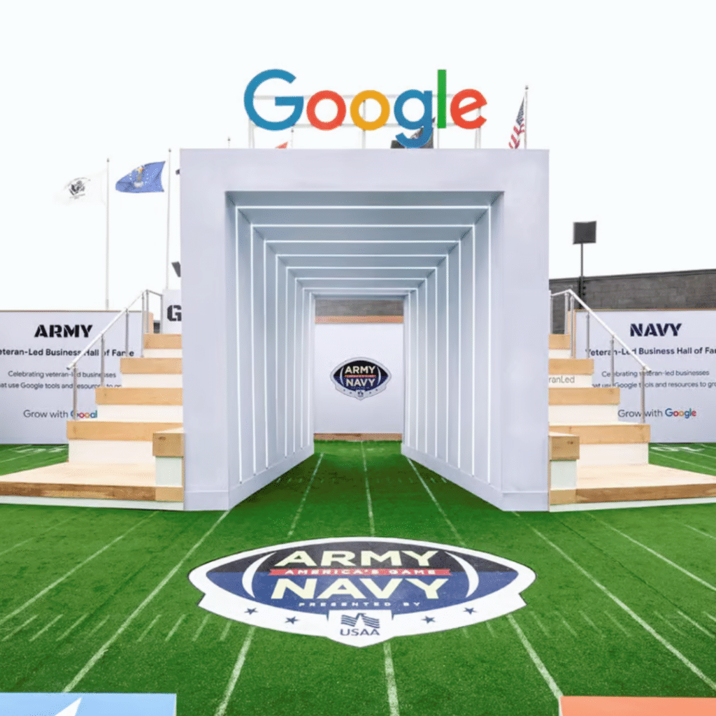 Google Pop-up Navy-Army Football Game